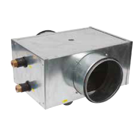 KBW Batteria idronica di raffrescamento per montaggio su canale di mandata dei recuperatori di calore