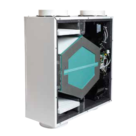 KHR-Z2 Unità di ventilazione canalizzabile con recupero di calore per installazione verticale o orizzontale