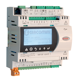 K493TW - Cronotermostato ambiente touch-screen, WiFi, ModBus, con sonda  temperatura e umidità