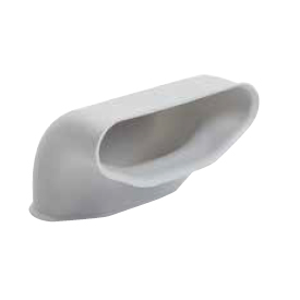KCORR-AV Raccordo ad angolo 90° verticale per giunzione tubazioni corrugate KCORR a sezione ovale