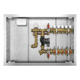 R557R-2 Collettore premontato a punto fisso, con stacchi diretti e miscelati