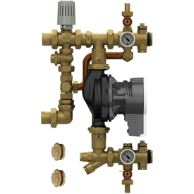 R557R-1 Gruppo di miscelazione a punto fisso per collettori di distribuzione con interasse 271 mm
