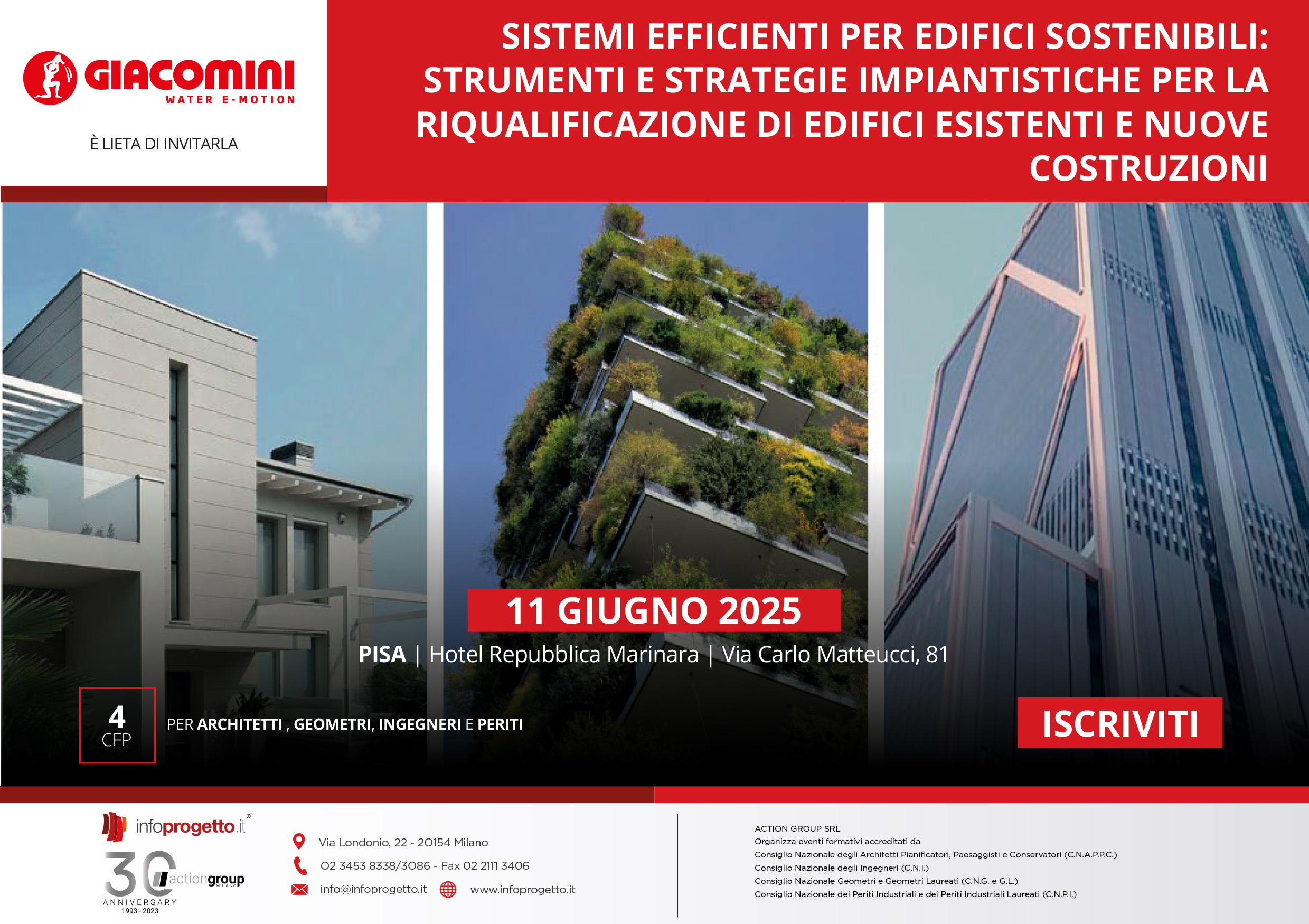 Convegno Infoprogetto Pisa 11 giugno 2025