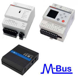 GE552-4 Accessori per centralizzazione dati tramite M-Bus (via cavo) o Wireless M-Bus