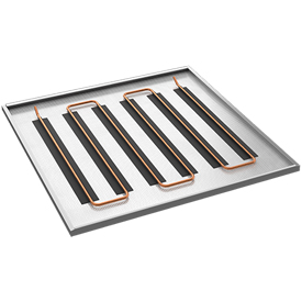 K120C Pannelli GK TOP attivi per controsoffitti radianti metallici, struttura a vista parallela o incrocia
