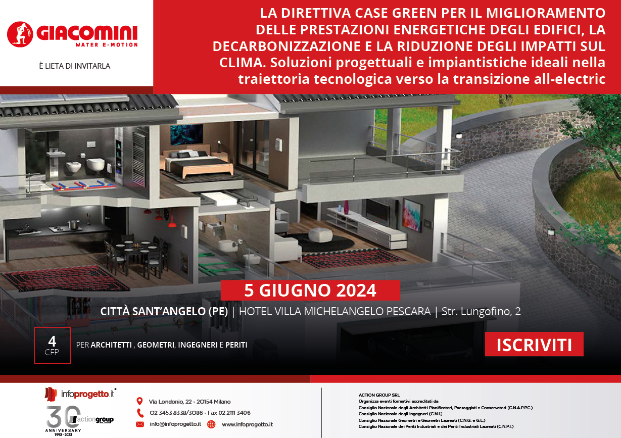 Convegno Infoprogetto Pescara 5 giugno 2024