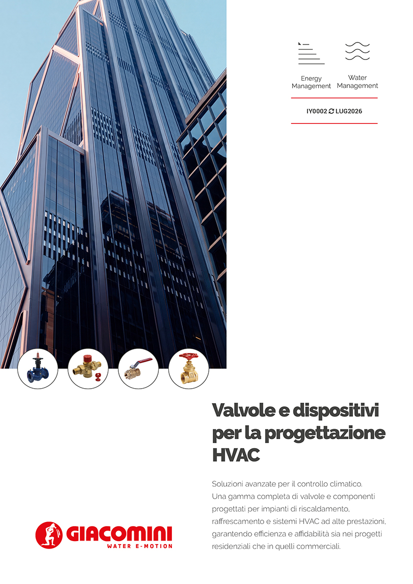 Valvole e dispositivi per la progettazione HVAC