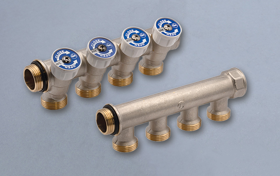 Collettori componibili per distribuzione sanitaria